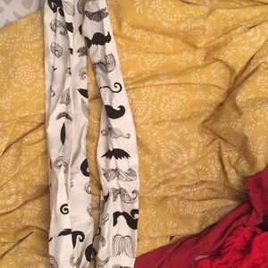 Mustache scarf